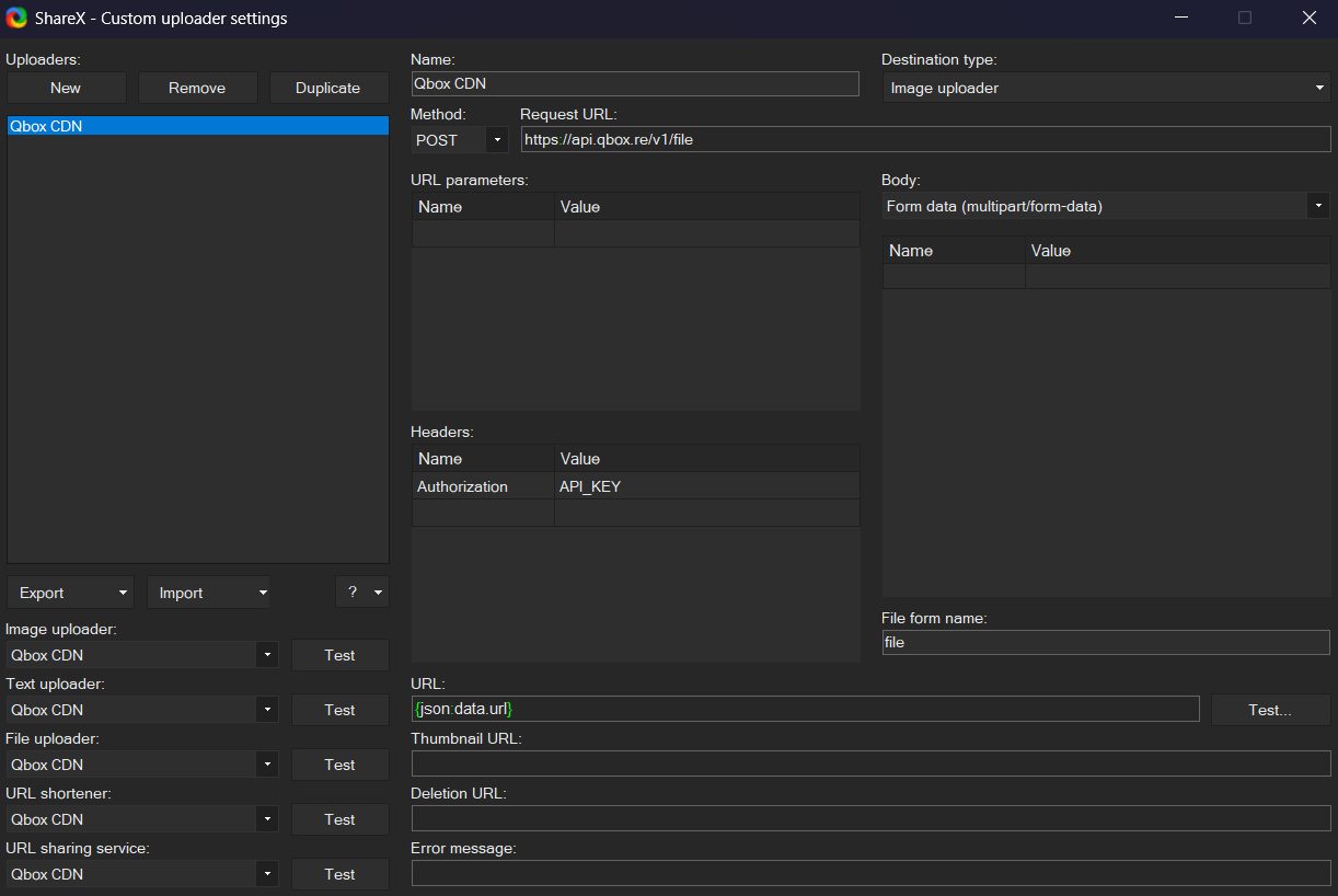 ShareX Settings Example